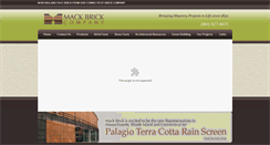 Desktop Screenshot of mackbrick.com